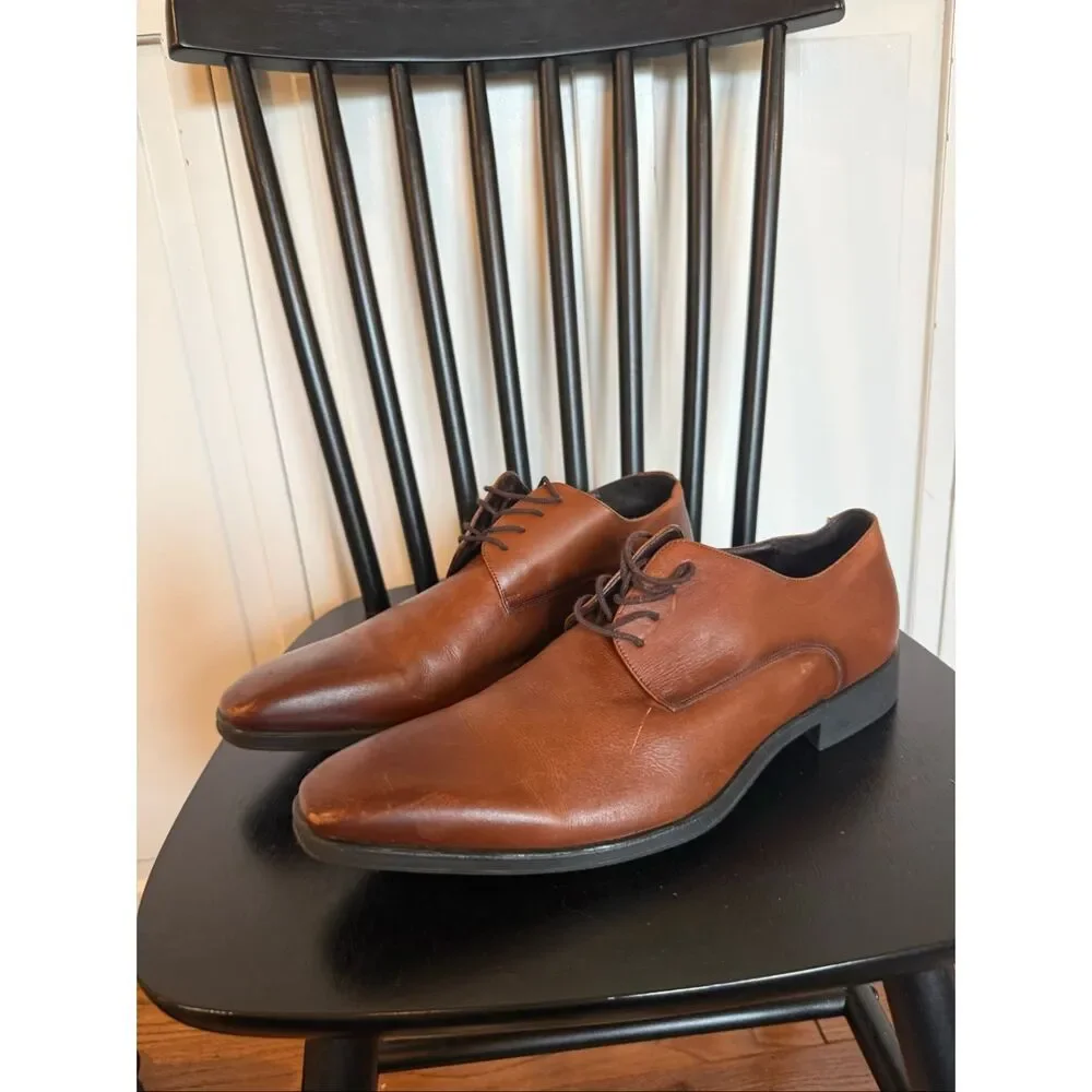 Massimo Matteo Firenze brown leather dress shoes size 11